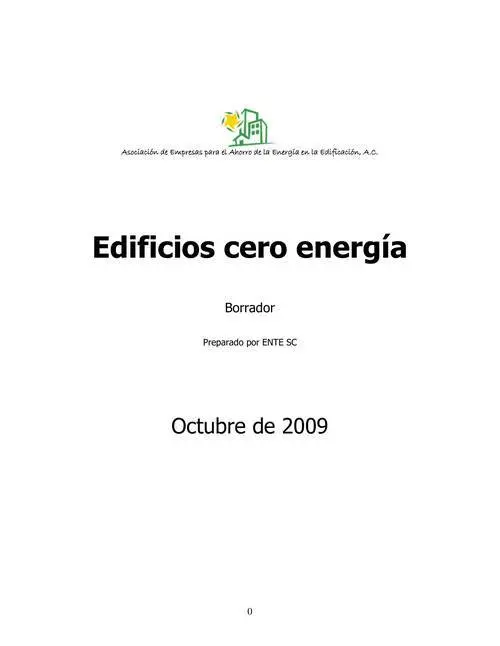 Libro blanco Edificios de cero energia 5 oct 09
