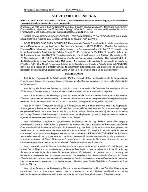 NOM 003 ENER