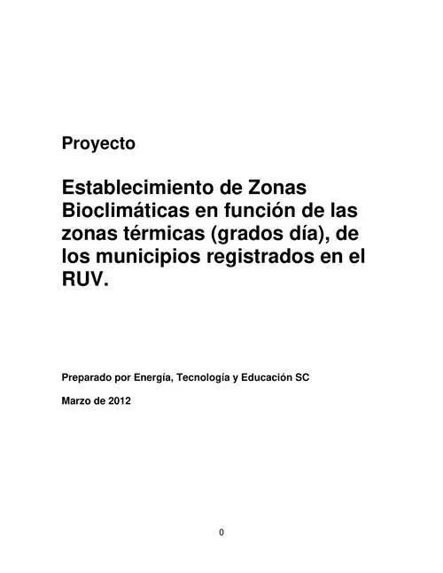 Zonas climaticas CONAVI 2011