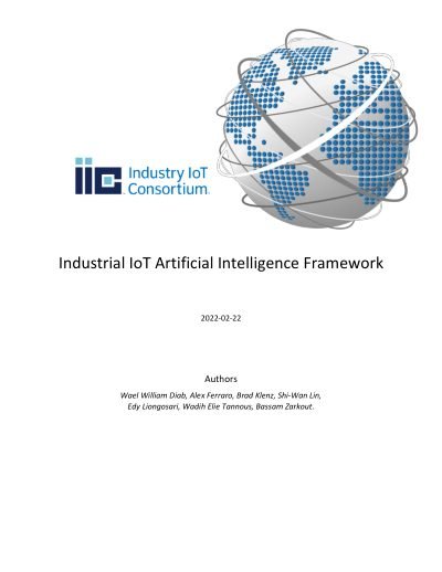 Industrial AI Framework Final 2022 02 21