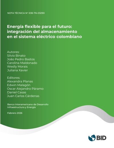 Energia flexible. Integracion del almacenamiento en el sistema electrico colombiano