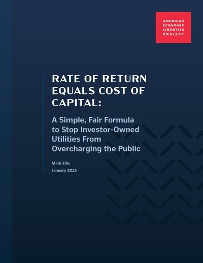 Rate of return equalscost of capital