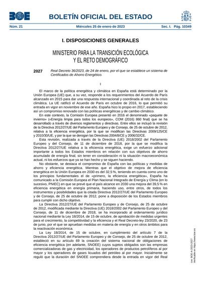 Reglas CAE Espana 2026