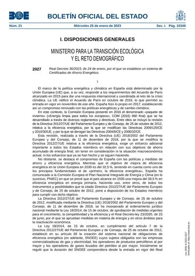 Reglas CAE Espana 2026