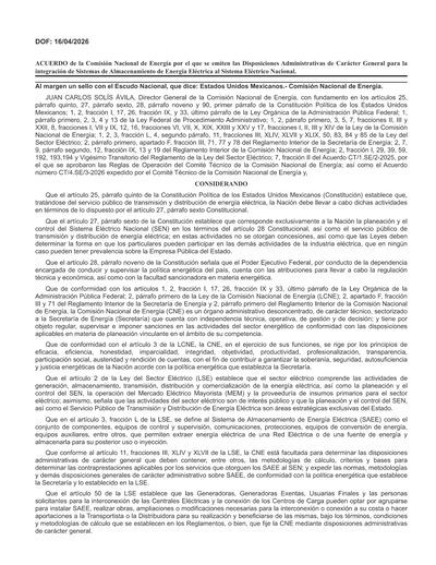 Integracion de Sistemas de Almacenamiento de Energia Electrica al SEN