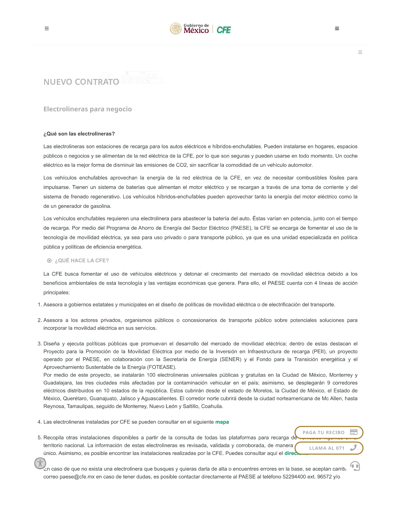 Transporte sustentable y rendimiento energético 2 CFE Electrolineras miniatura